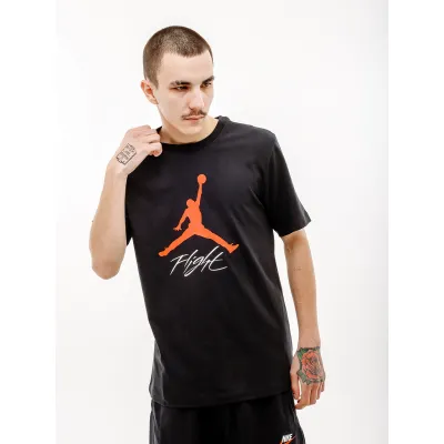 Чоловіча Футболка JORDAN JUMPMAN FLIGHT HBR TEE Чорний M (7dAO0664-010 M) - 1 - Robinzon.ua