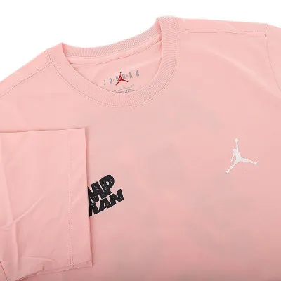 Чоловіча Футболка JORDAN MBRAND SS JM STACK CREW Рожевий L (7dFN6029-622 L) - 2 - Robinzon.ua