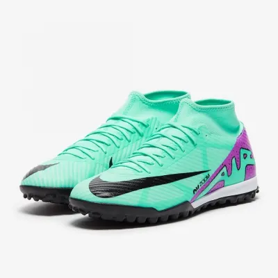 Мужские Сороконожки Nike ZOOM SUPERFLY 9 ACADEMY TF Бирюзовый 44 (7dDJ5629-300 44) - 4 - Robinzon.ua