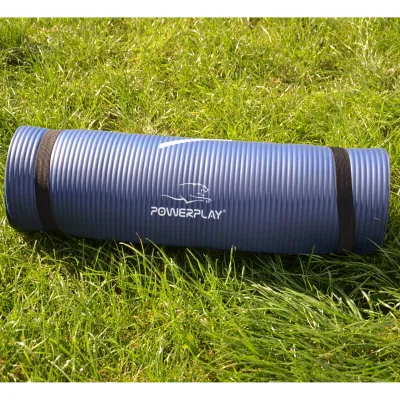 Коврик для йоги и фитнеса PowerPlay 4151 NBR PERFORMANCE MAT (183*61*1.2 см.) Синий - 5 - Robinzon.ua