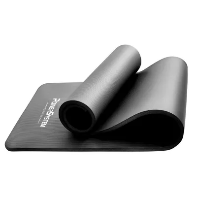 Килимок для йоги та фітнесу Power System PS-4017 NBR Fitness Yoga Mat Plus Black (180х61х1) - 2 - Robinzon.ua