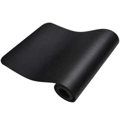 Килимок для йоги та фітнесу Power System PS-4017 NBR Fitness Yoga Mat Plus Black (180х61х1) - 4 - Robinzon.ua