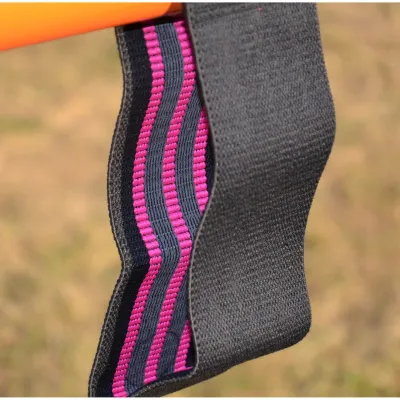 Тканева гумка для фітнесу та спорту Power System PS-4091 Booty Band LVL 1 Black/Pink (d_64 см. навантаження 18-23кг.) - 5 - Robinzon.ua