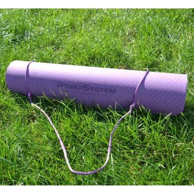 Коврик для йоги и фитнеса Power System PS-4060 TPE Yoga Mat Premium Purple (183х61х0.6) - 2 - Robinzon.ua
