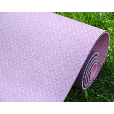 Коврик для йоги и фитнеса Power System PS-4060 TPE Yoga Mat Premium Purple (183х61х0.6) - 6 - Robinzon.ua
