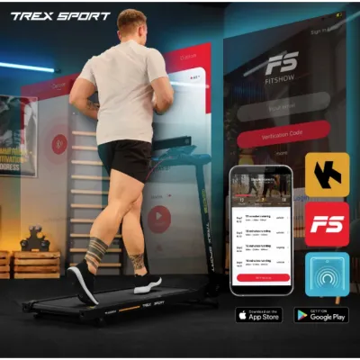 Бігова доріжка електрична Trex Sport TX-500TM PULSO - 4 - Robinzon.ua