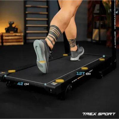 Беговая дорожка электрическая Trex Sport TX-700TM RUNVO черный - 4 - Robinzon.ua
