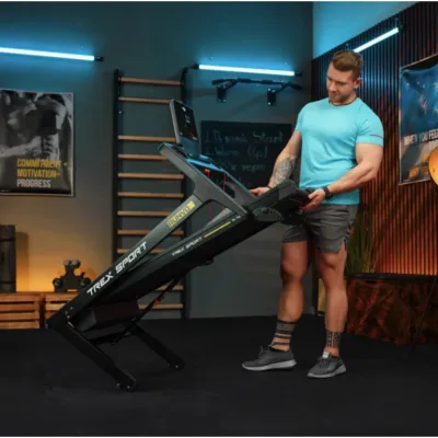 Беговая дорожка электрическая Trex Sport TX-700TM RUNVO черный - 6 - Robinzon.ua