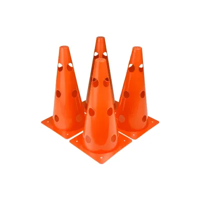 Конусы-фишки спортивные EasyFit  31 см (набор 4 штуки) оранжевые - 1 - Robinzon.ua