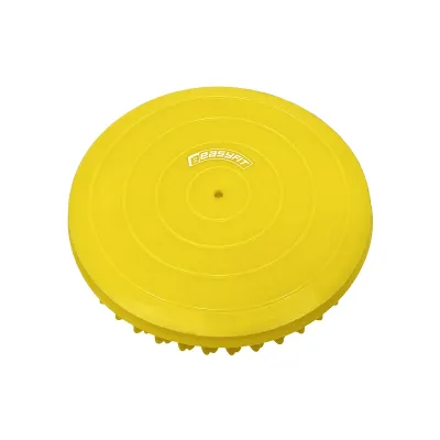 Полусфера массажная киндербол EasyFit 16 см мягкая желтая - 1 - Robinzon.ua