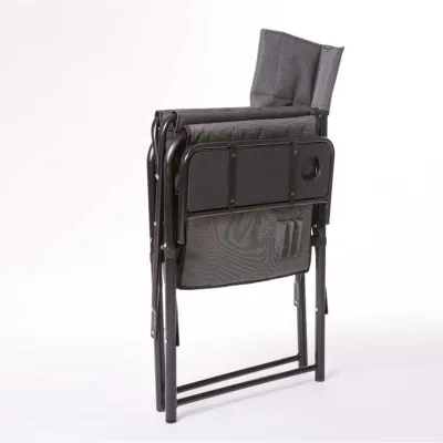 Стул "Режиссер с полкой" d25 мм (Меланж, Серый) - 4 - Robinzon.ua