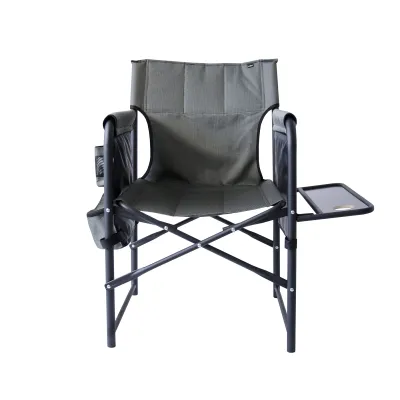 Стул "Режиссер с полкой" d25 мм (Меланж, Серый) - 6 - Robinzon.ua