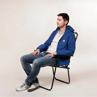 Стіл "Дачний" d18 мм (жовто-блакитна смуга). - 1 Стіл "Дачний" d18 мм (жовто-блакитна смуга). - 1 - Robinzon.ua