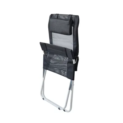 Шезлонг "Горизонт" d25 мм (Текстилен, Чорний) - 6 - Robinzon.ua