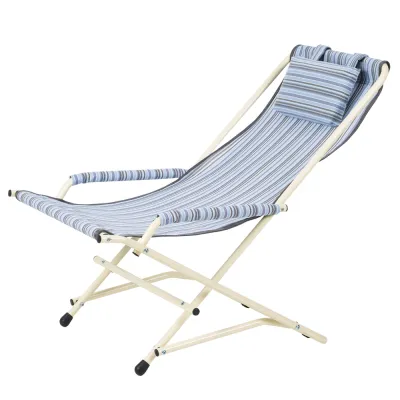 Крісло "Качалка" d20 мм (Текстилен, Блакитна смуга) - 5 - Robinzon.ua