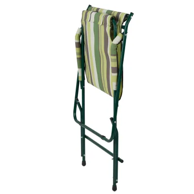 Крісло "Качалка" d20 мм (Текстилен, Зелена смуга) - 3 - Robinzon.ua