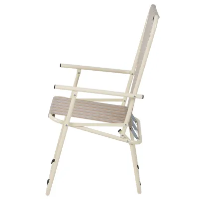 Стілець "Дачний" d18 мм (Текстилен, Бежева смуга) - 1 - Robinzon.ua