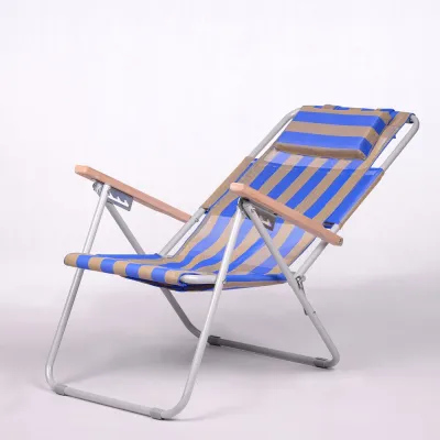 Крісло-шезлонг "Ясень" d20 мм (Текстилен, Синьо-жовтий) - 1 Крісло-шезлонг "Ясень" d20 мм (Текстилен, Синьо-жовтий) - 1 - Robinzon.ua