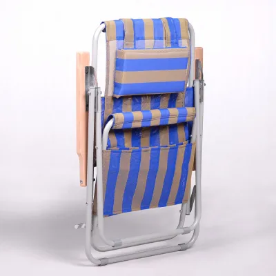 Крісло-шезлонг "Ясень" d20 мм (Текстилен, Синьо-жовтий) - 2 Крісло-шезлонг "Ясень" d20 мм (Текстилен, Синьо-жовтий) - 2 - Robinzon.ua