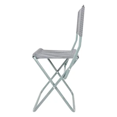 Стілець "Рибак Економ зі спинкою" d16 мм (Меланж, Сiрий) - 2 - Robinzon.ua