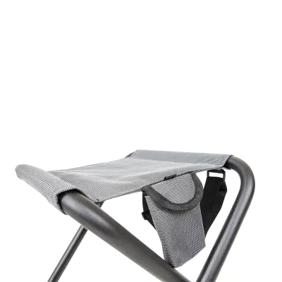 Стул "Рыбак" d25 мм с карманом (Меланж, Серый) - 2 - Robinzon.ua