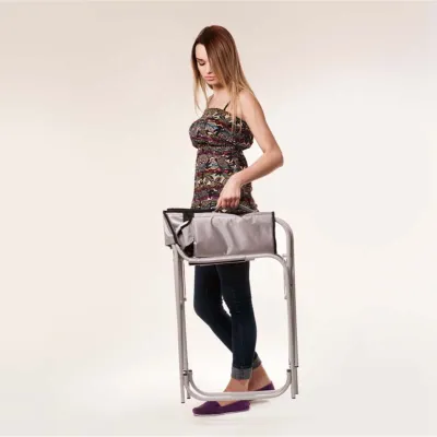 Алюм Стілець "Режисерський" проф. труб. Чорний. - 3 Алюм Стілець "Режисерський" проф. труб. Чорний. - 3 - Robinzon.ua