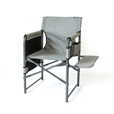 Стілець "Режисер з м'якою полицею Економ" d25 мм (Оксфорд, Сірий) - 1 Стілець "Режисер з м'якою полицею Економ" d25 мм (Оксфорд, Сірий) - 1 - Robinzon.ua