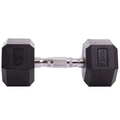 Гантель 7.5 кг цельная шестигранная SP-Planeta-80075-7_5 - 2 - Robinzon.ua