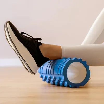 Масажний роллер для йоги K1 33*14 синій - 2 Масажний роллер для йоги K1 33*14 синій - 2 - Robinzon.ua