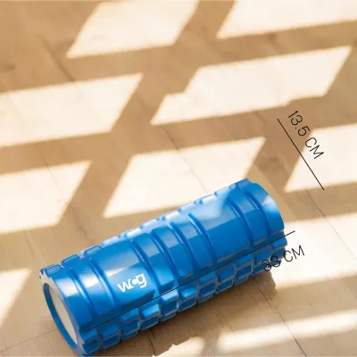 Масажний роллер для йоги K1 33*14 синій - 5 Масажний роллер для йоги K1 33*14 синій - 5 - Robinzon.ua