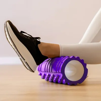 Масажний роллер для йоги K1 33*14 фіолетовий - 2 Масажний роллер для йоги K1 33*14 фіолетовий - 2 - Robinzon.ua