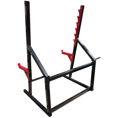 Стійки для присідання під штангу 50 на 50 мм зі страхувальними упорами - 2 Стійки для присідання під штангу 50 на 50 мм зі страхувальними упорами - 2 - Robinzon.ua