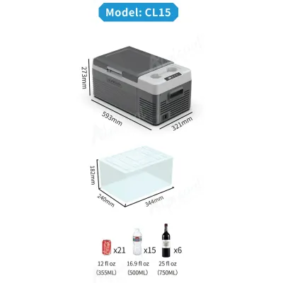 Компрессорный автохолодильник Alpicool CL15 (15 литров). До -20℃, (12, 24, 220 вольт) - 4 Компрессорный автохолодильник Alpicool CL15 (15 литров). До -20℃, (12, 24, 220 вольт) - 4 - Robinzon.ua