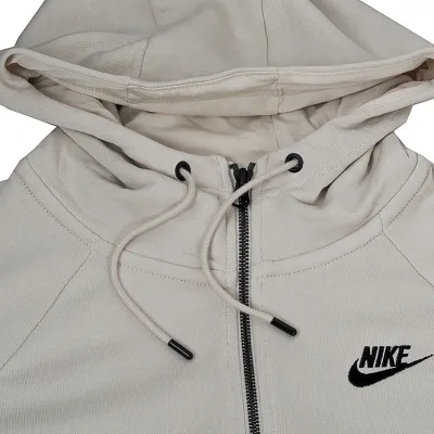 Жіноча Толстовка Nike W NSW ESSNTL FLC FZ HOODIE Сірий S (7dDX2317-104 S) - 2 - Robinzon.ua