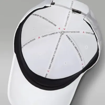 Бейсболка Jordan U J RISE CAP S CB MTL JM Білий L-XL (7dHM5750-100 L-XL) - 4 - Robinzon.ua