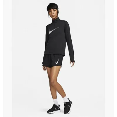 Жіночі Шорти тренувальні Nike SWOOSH SHORT VENEER VERS Чорний XS (7dDX1031-010 XS) - 3 - Robinzon.ua