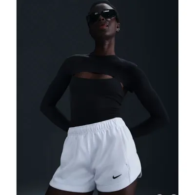 Жіночі Шорти Nike W NSW WR PLY KNT MR 2" SHRT Чорний L (7dHJ1406-100 L) - 1 - Robinzon.ua