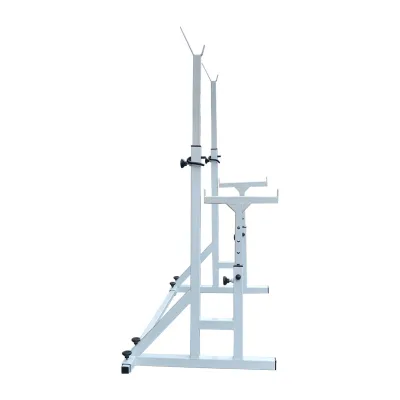 Стойки под штангу 40 на 40 мм со страховочными упорами Белый - 2 Стойки под штангу 40 на 40 мм со страховочными упорами Белый - 2 - Robinzon.ua