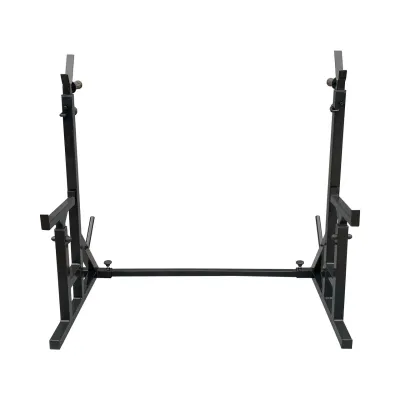 Стійки під штангу 40 на 40 мм Чорний зі страхувальними упорами, брусами та штирями для зберігання блінів - 4 - Robinzon.ua