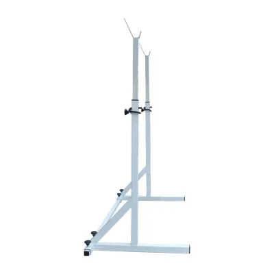 Стійки під штангу для присяд та жиму 50 на 50 мм до 250 кг білий - 4 - Robinzon.ua