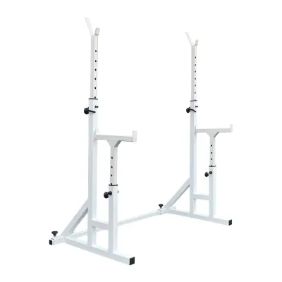 Стійки під штангу 50 на 50 мм зі страхувальними упорами Білий - 1 Стійки під штангу 50 на 50 мм зі страхувальними упорами Білий - 1 - Robinzon.ua