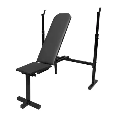 Скамья для жима со стойками 30 на 30 мм регулируемая Черный - 3 Скамья для жима со стойками 30 на 30 мм регулируемая Черный - 3 - Robinzon.ua