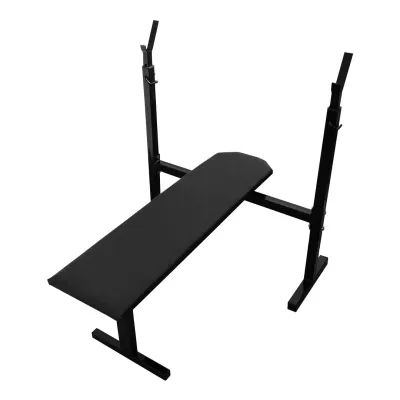 Скамья для жима со стойками горизонтальная Черный - 3 Скамья для жима со стойками горизонтальная Черный - 3 - Robinzon.ua