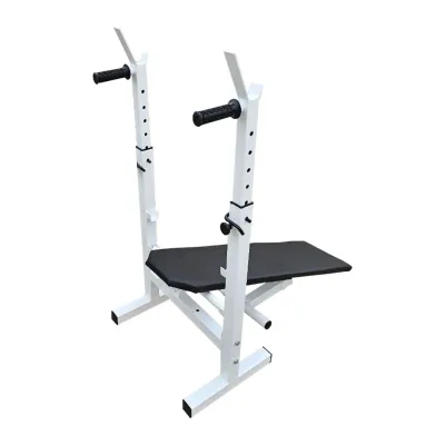 Скамья для жима горизонтальная складная Белый - 4 - Robinzon.ua