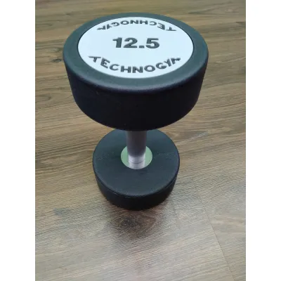 Гантель 12.5 кг цільна поліуретанова TECHNOGYM - 3 Гантель 12.5 кг цільна поліуретанова TECHNOGYM - 3 - Robinzon.ua