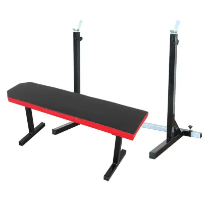 Лавка горизонтальна для жиму + Стійки під штангу 50 на 50 мм - 1 Лавка горизонтальна для жиму + Стійки під штангу 50 на 50 мм - 1 - Robinzon.ua