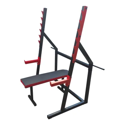 Скамья горизонтальная для жима + Стойки проф со страховкой 50 на 50 мм - 6 Скамья горизонтальная для жима + Стойки проф со страховкой 50 на 50 мм - 6 - Robinzon.ua