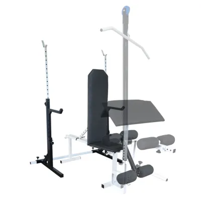 Лавка регульована для жиму 40 на 40 мм + Стійки зі страховкою 40 на 40 мм - 2 - Robinzon.ua