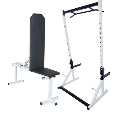 Лавка регульована 40 на 40 мм + Стійки з турником 50 на 50 мм - 1 - Robinzon.ua