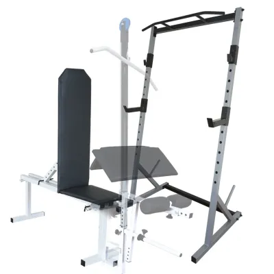 Лавка регульована 40 на 40 мм + Стійки з турником 50 на 50 мм - 3 - Robinzon.ua